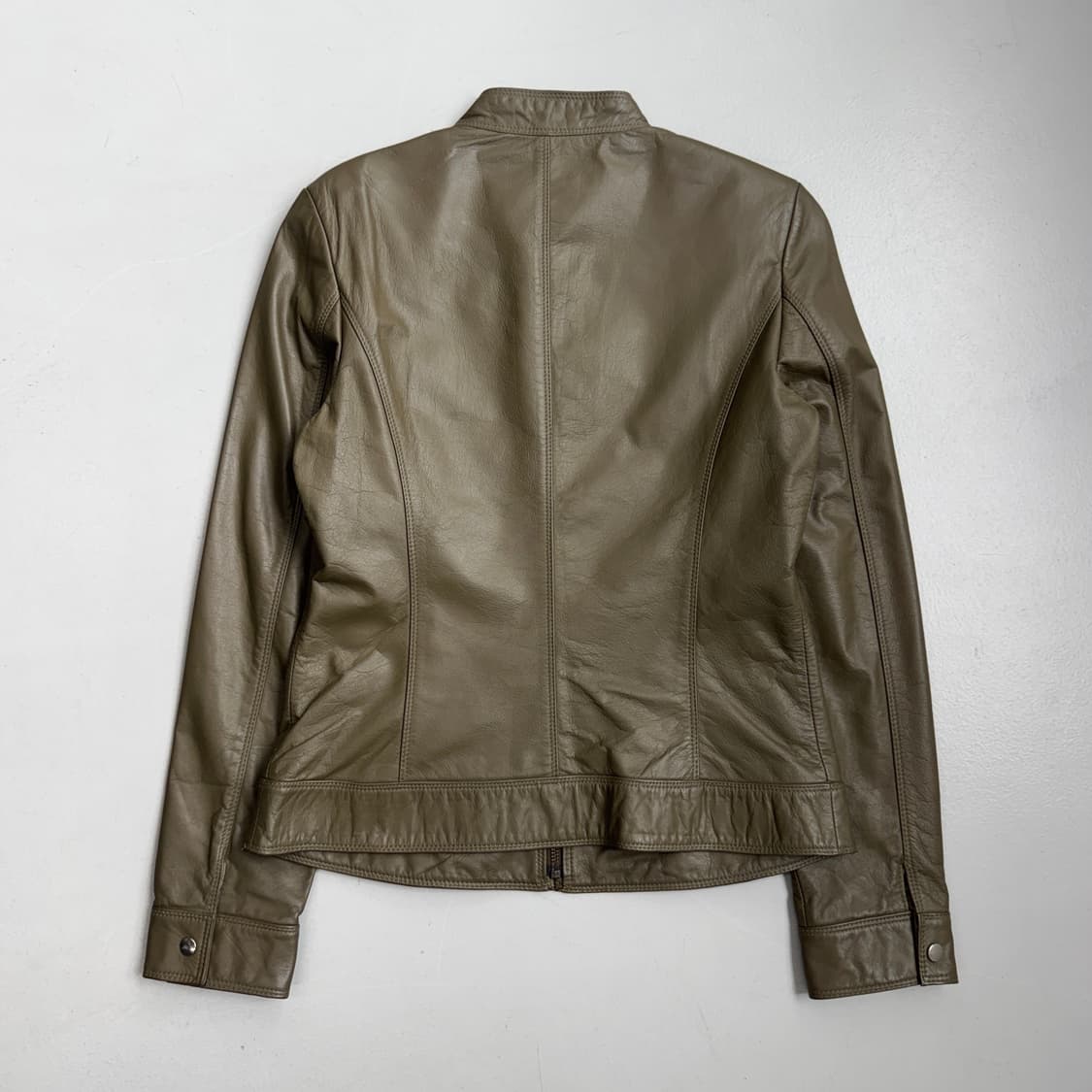 리얼레더 딱붙 소가죽 릭오웬스맛 빈티지 가죽자켓 상품이미지3