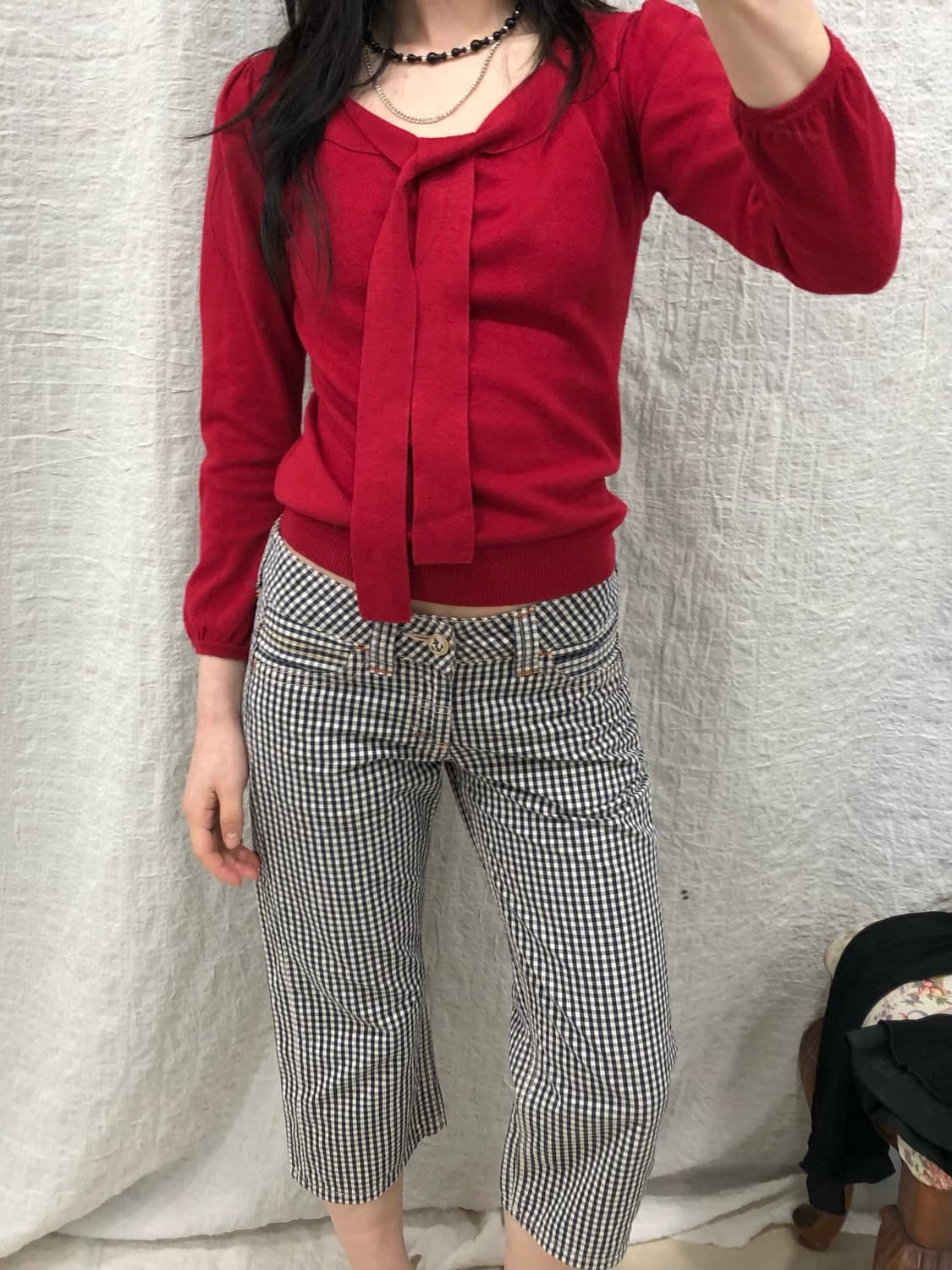 sunny check pattern pants 상품이미지6