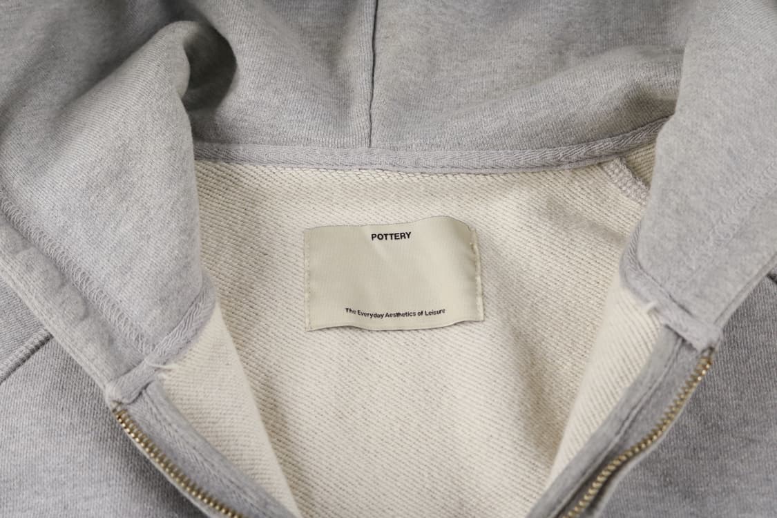 [2] 포터리 하프집업 후드티 상품이미지3