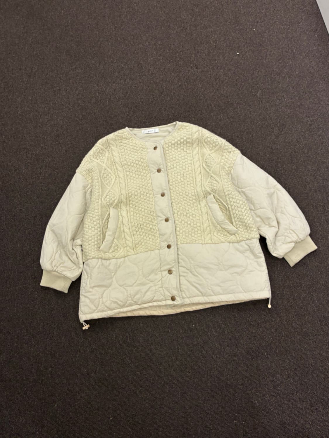 F)Japanese vintage 여성 절개 니트 자켓 상품이미지3