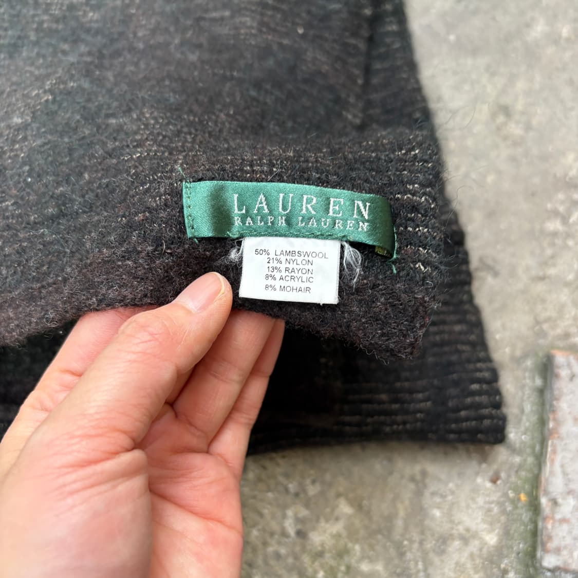 Polo 폴로 울 머플러 목도리 상품이미지3