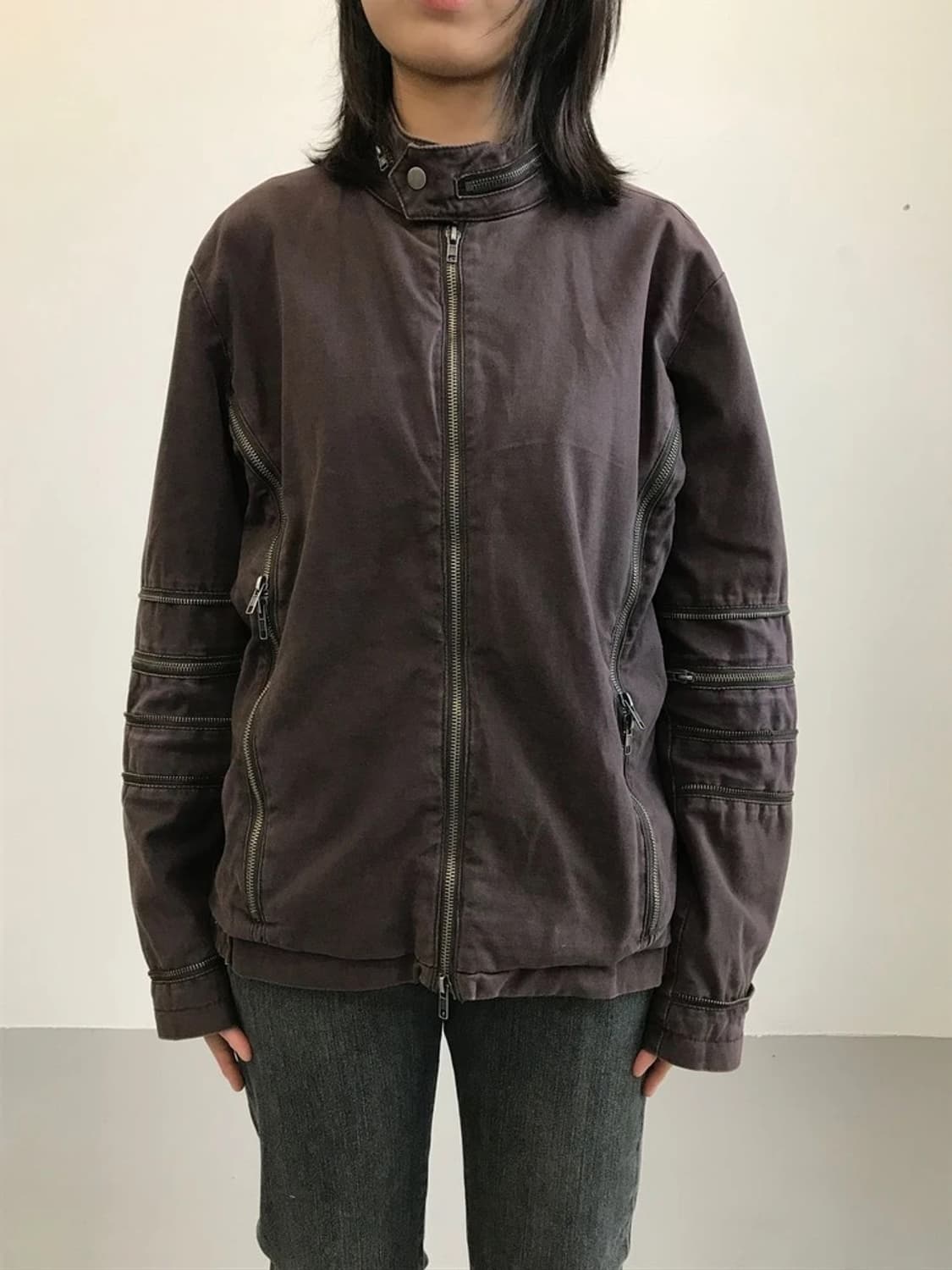 Scotch & Soda Brown Cotton Zip Jacket 상품이미지2