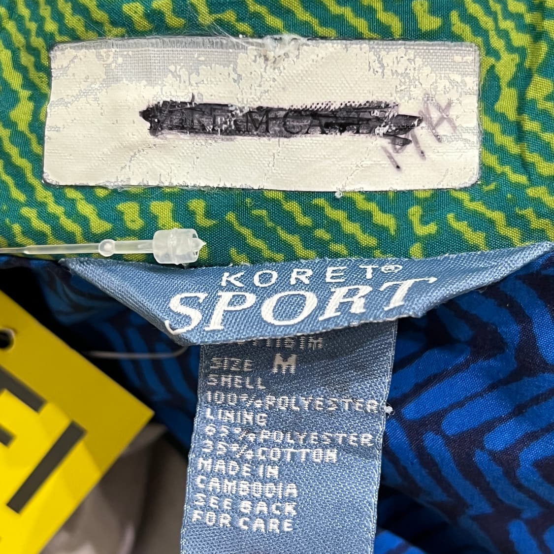 [M] KORET SPORT 체크 패턴 올드스쿨 바람막이 15538 상품이미지6
