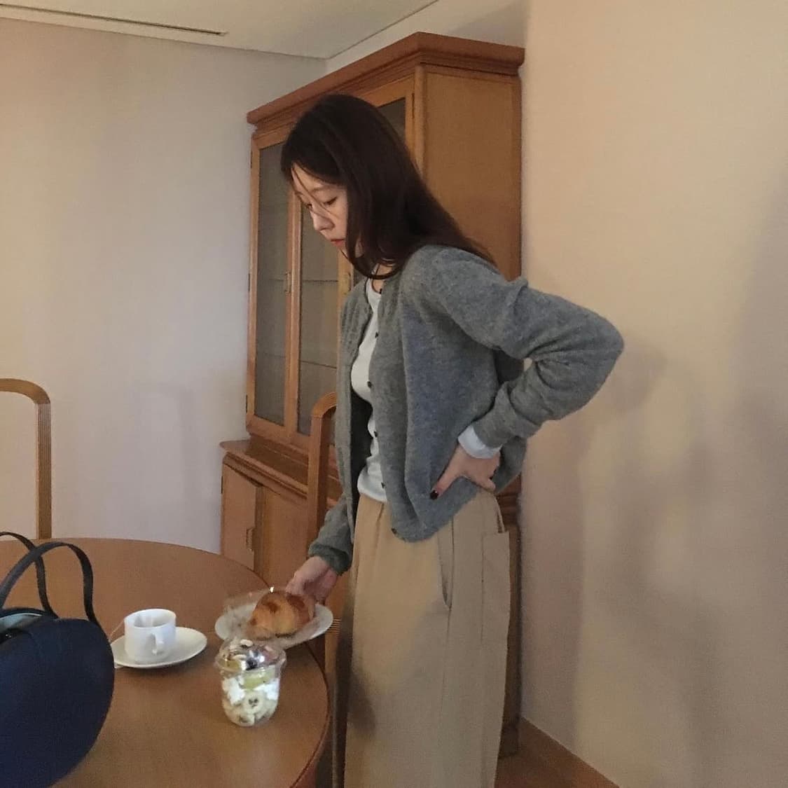 매니매니모드 BOL 스카이블루 티 상품이미지5