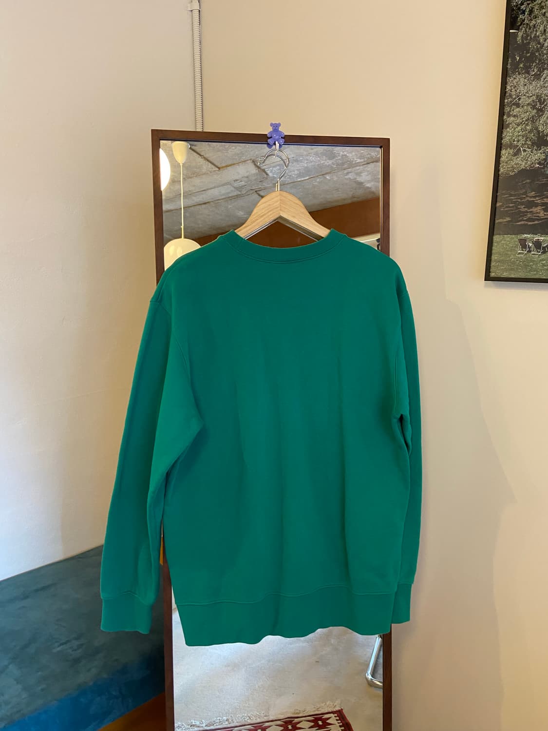 커버낫 C 로고 맨투맨 그린 상품이미지6