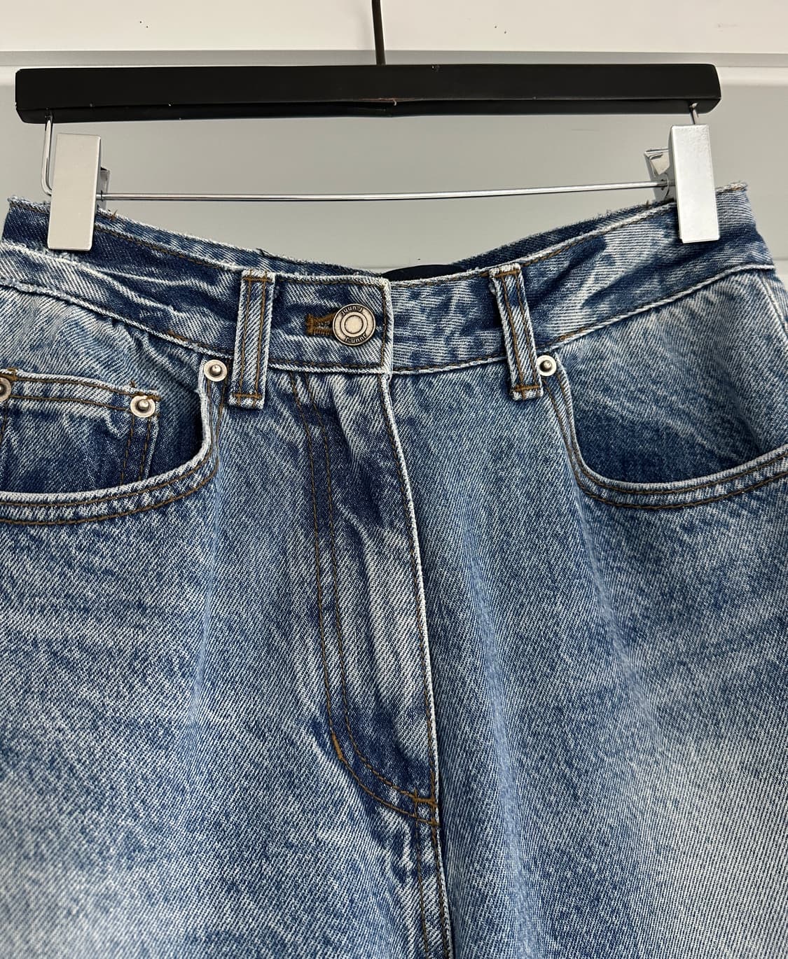 [준지] 여성 와이드 데님 상품이미지5