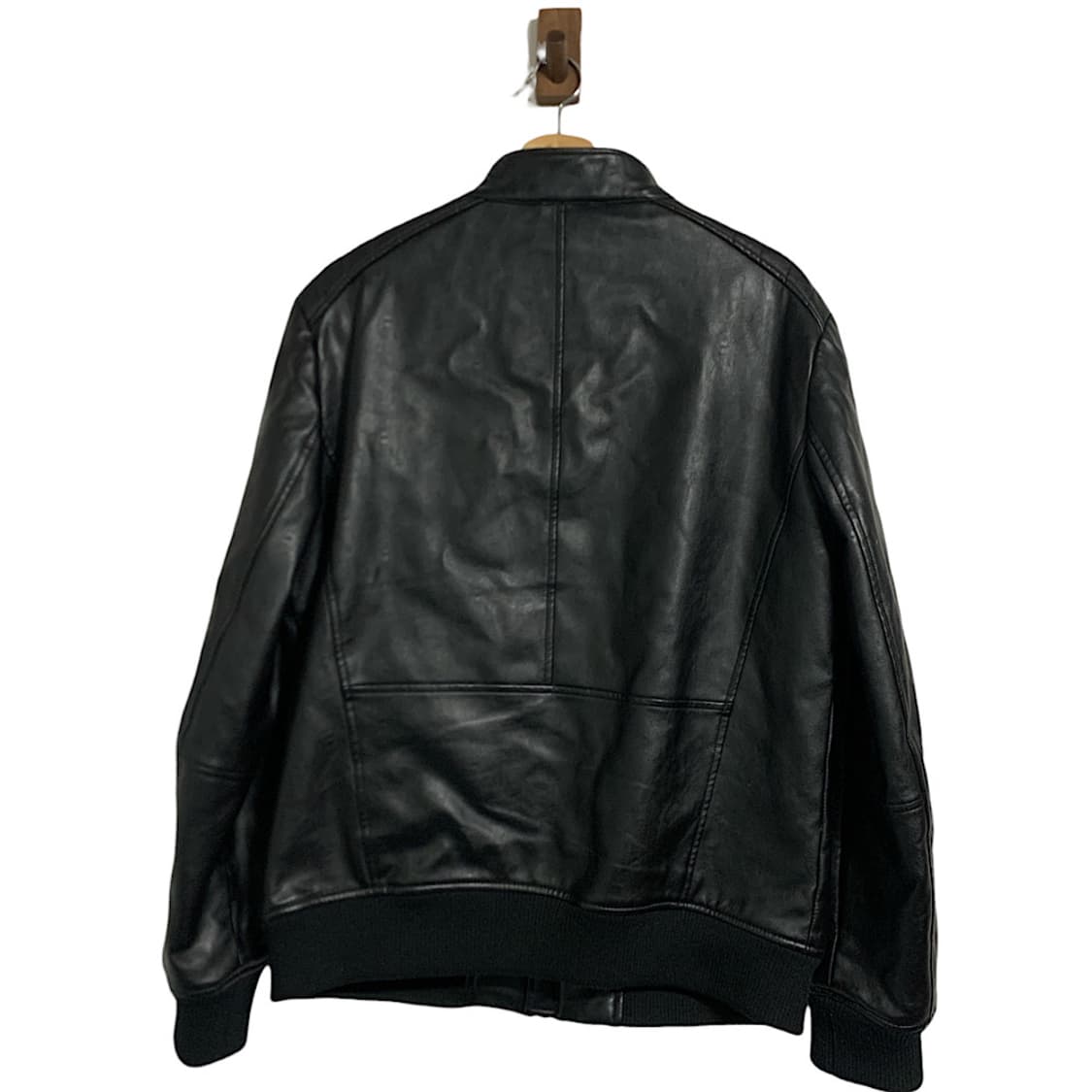 DKNY 페이크 레더 봄버 자켓 M 상품이미지6