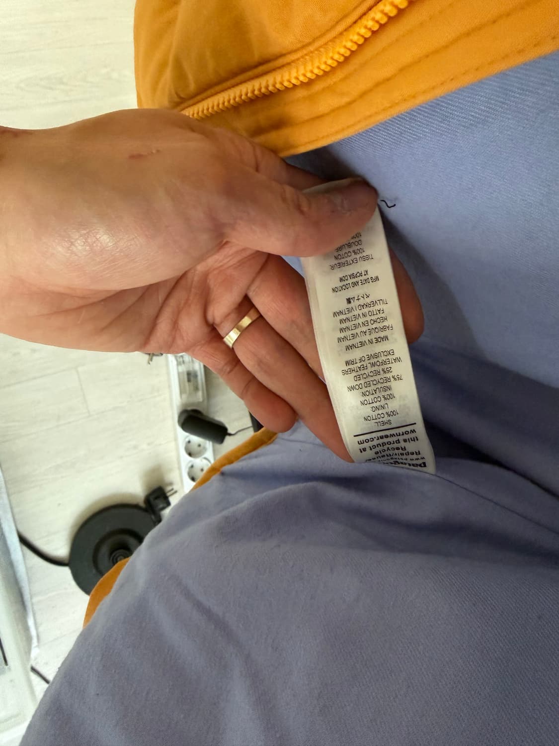 [L]파타고니아 50주년 코튼 다운 자켓 드라이드 망고 상품이미지4