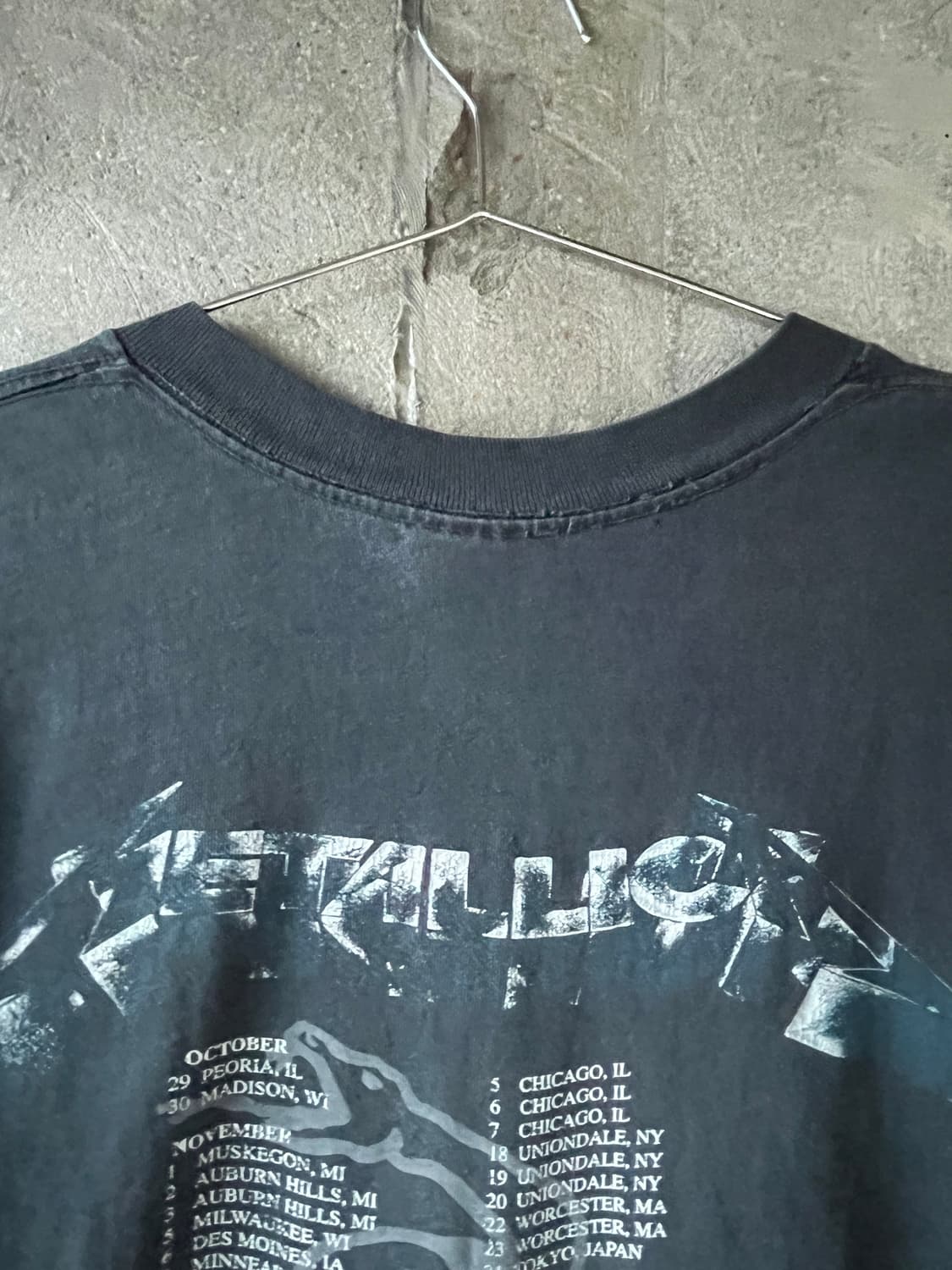 Vintage Metallica Official Tour T-Shirt 상품이미지4