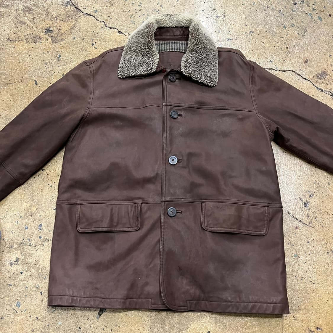 [정품/100] 빌트모어 빈티지 양가죽 스웨이드 카코트 b17 상품이미지3