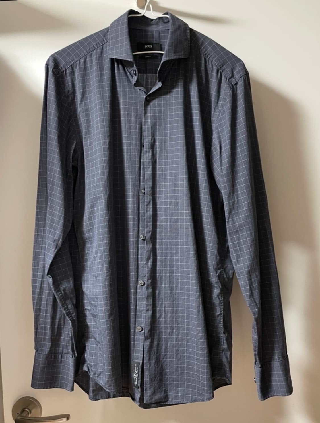 휴고보스 Tessitura Monti 체크셔츠 상품이미지1