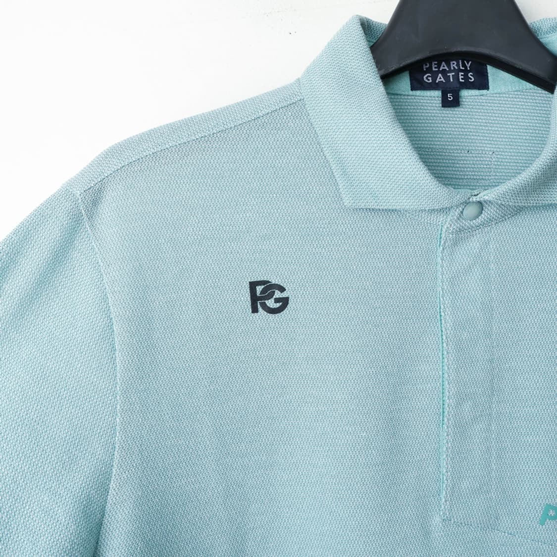 100/파리게이츠 사선 로고 카라 긴팔티 상품이미지4