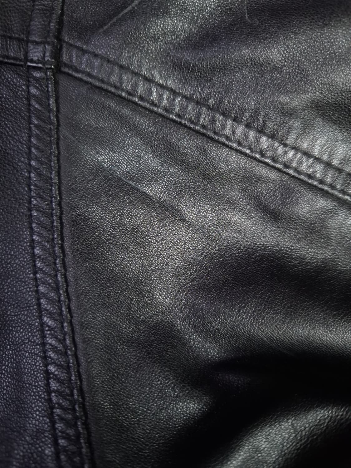 오리지날 80's 국내산 입셍로랑 리얼램스킨 반코트 상품이미지10