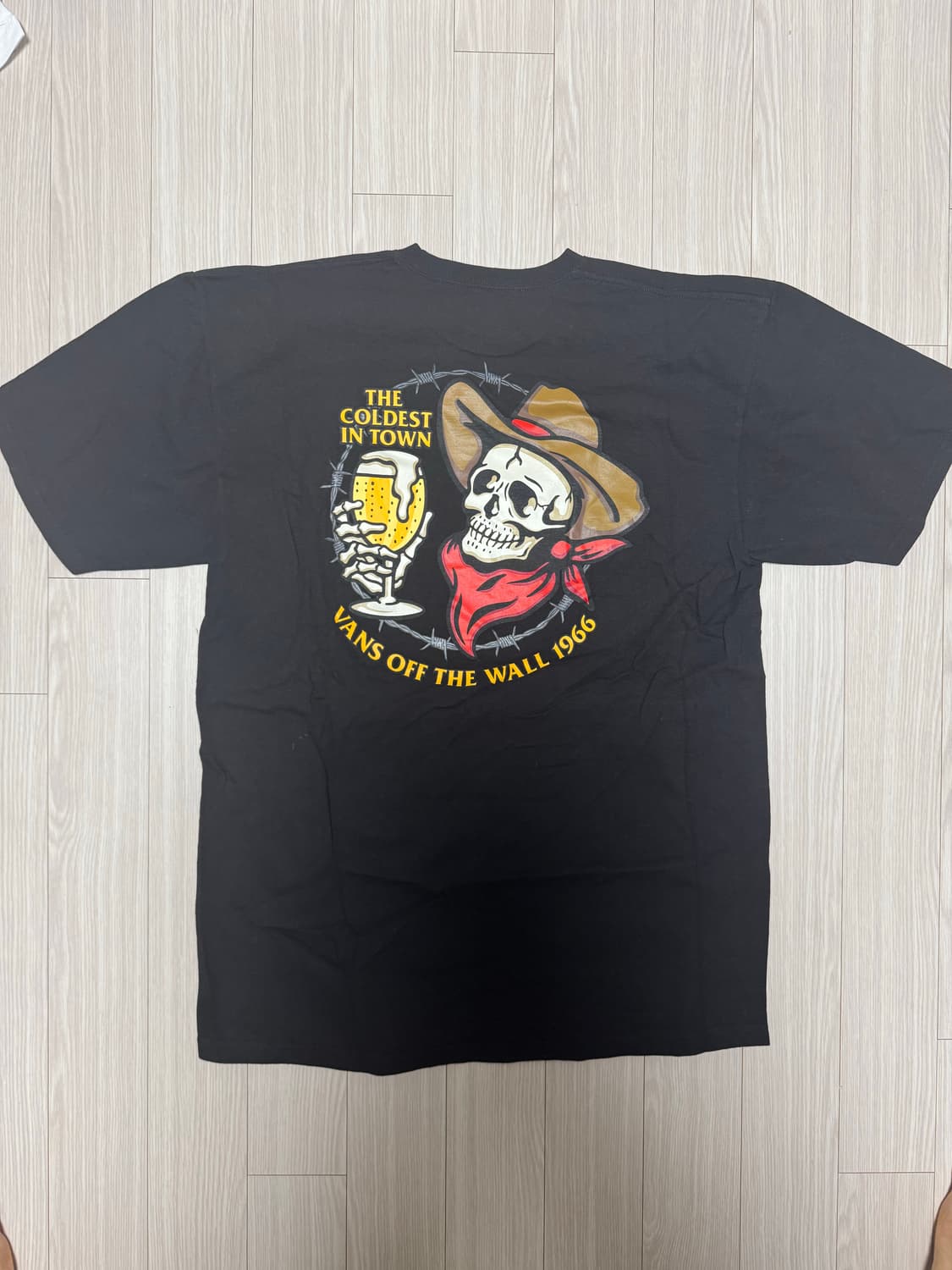 반스 스컬프 티셔츠 XL 상품이미지1