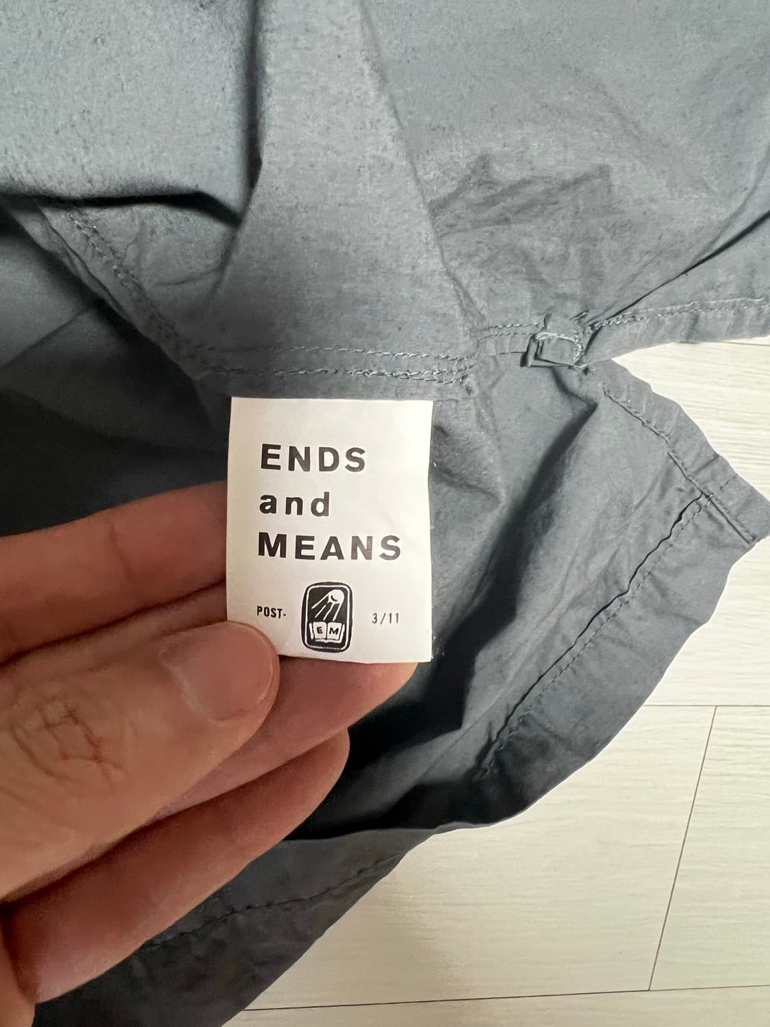 Ends and means corfu 반팔셔츠 블루그레이 L 상품이미지5