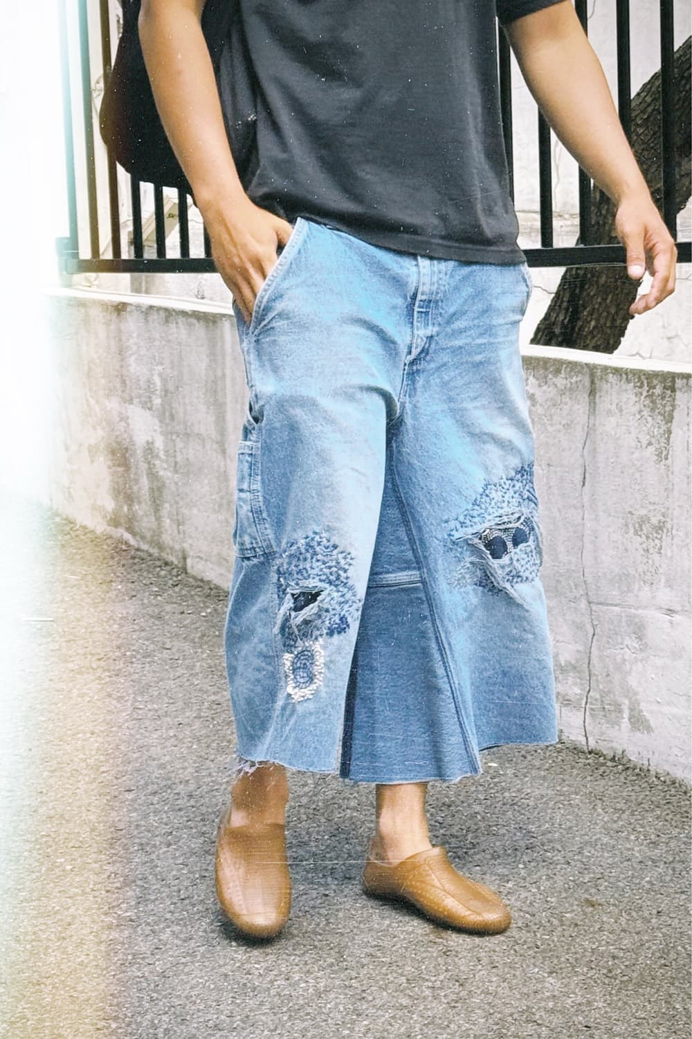 Carhartt Boro Sashiko Distressed Shorts 상품이미지10