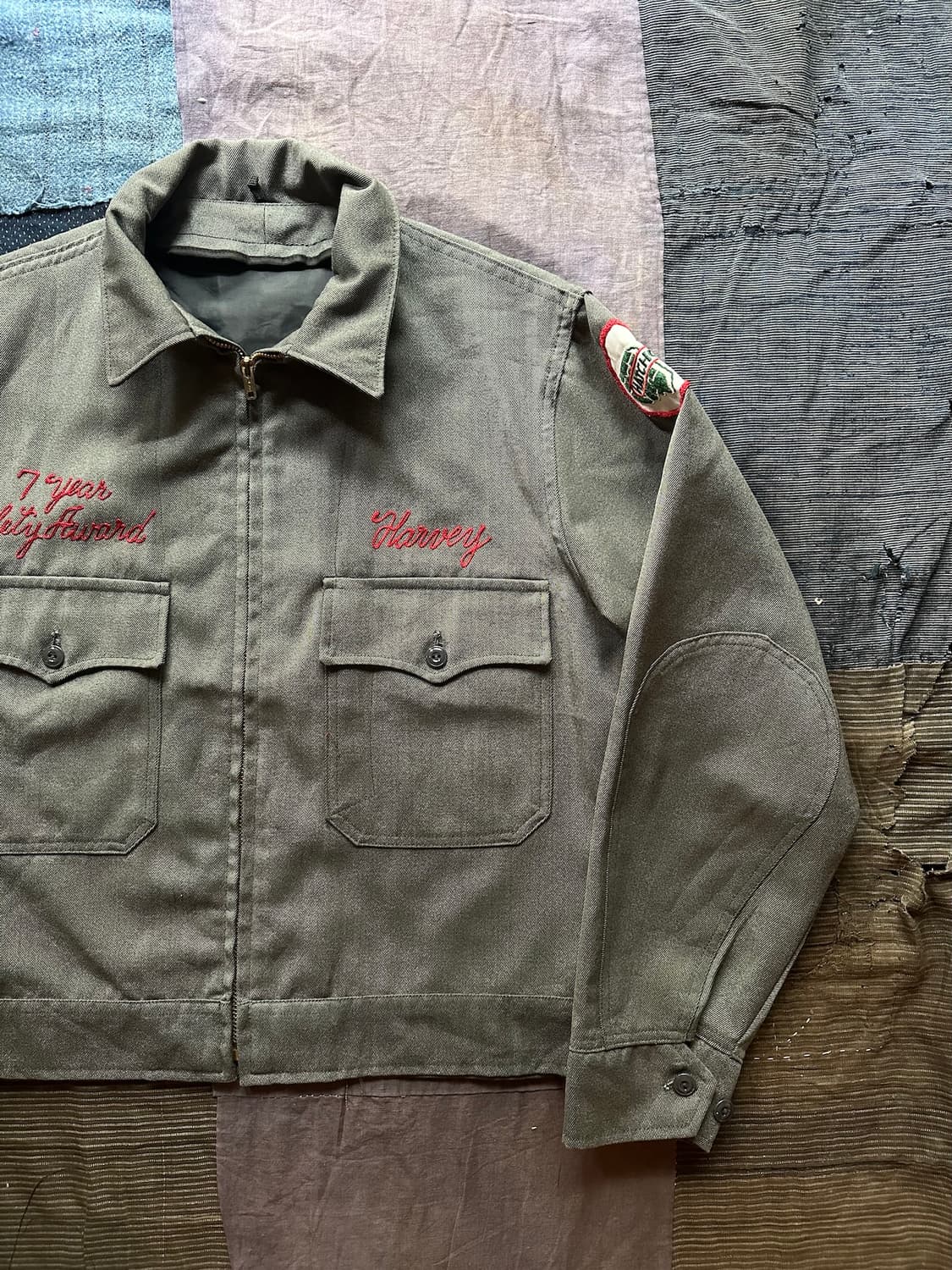 70s USA 빈티지 메카닉 워크 자켓 상품이미지2