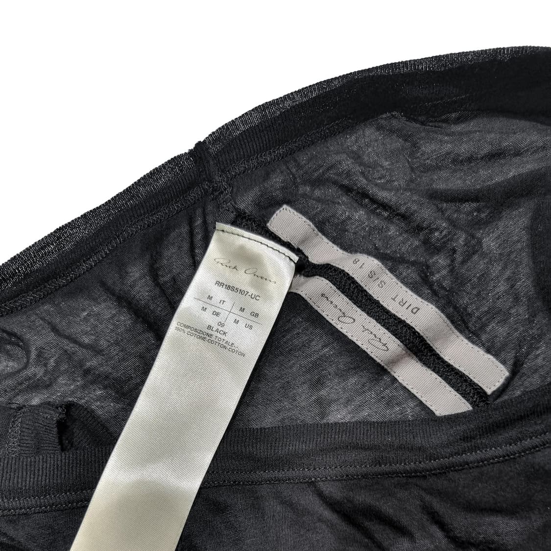 릭오웬스 - 18SS DIRT 멤프레인 탱크탑 - 블랙 - M 상품이미지3