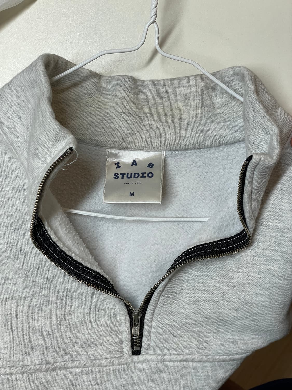 IAB Studio 하프집업 (M Size / 라이트 그레이) 상품이미지6