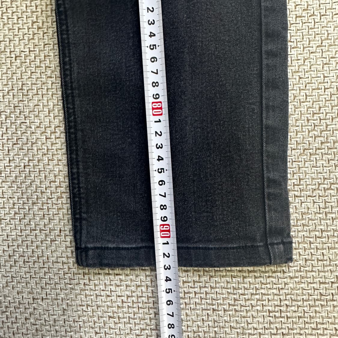 32 후부 일자 청바지 데님 0414D 상품이미지5