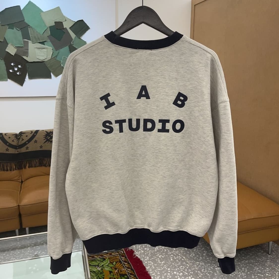 아이앱스튜디오 오트밀 약기모 스웻셔츠 맨투맨 100 C06227 상품이미지3