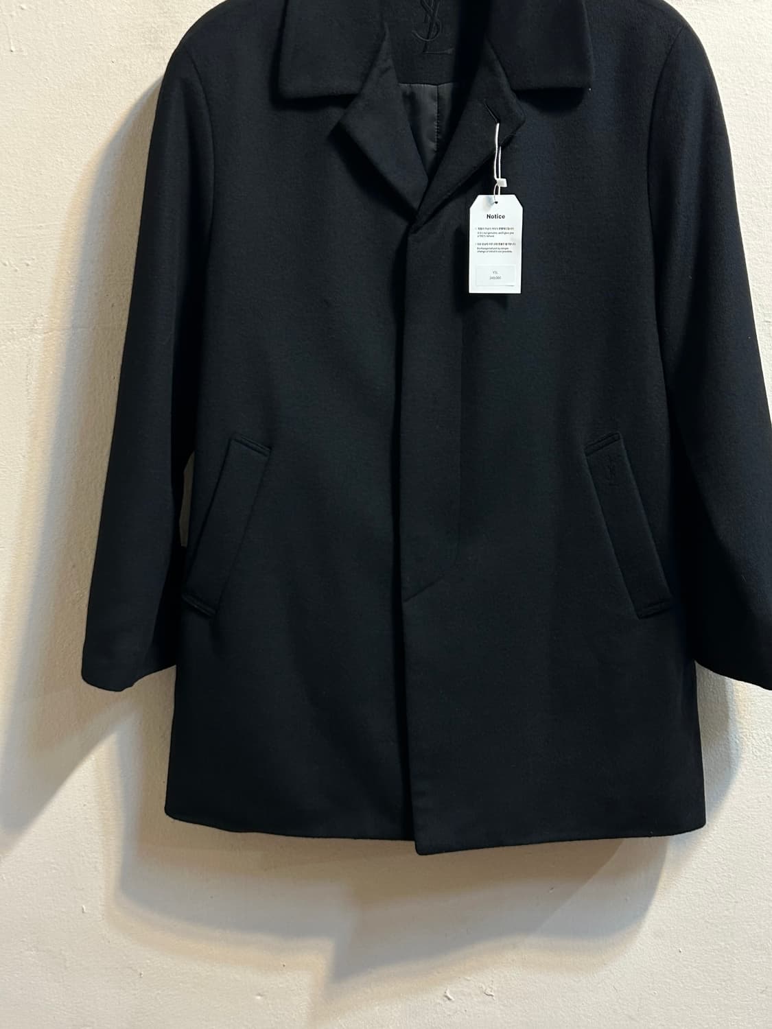 입생로랑 울 캐시미어 블렌드 코트 상품이미지3