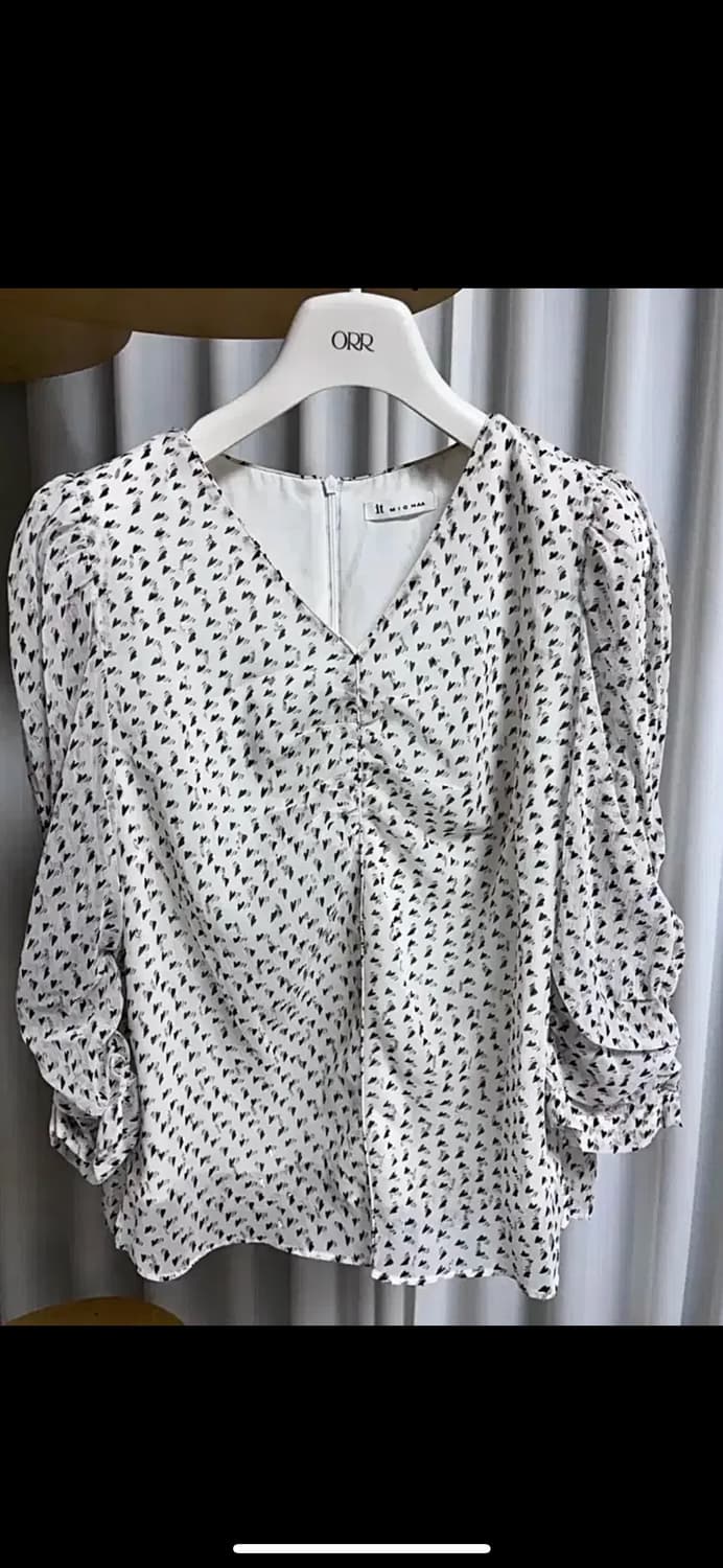 잇미샤 프린트 셔링 블라우스(ITM8YBL940) 상품이미지2