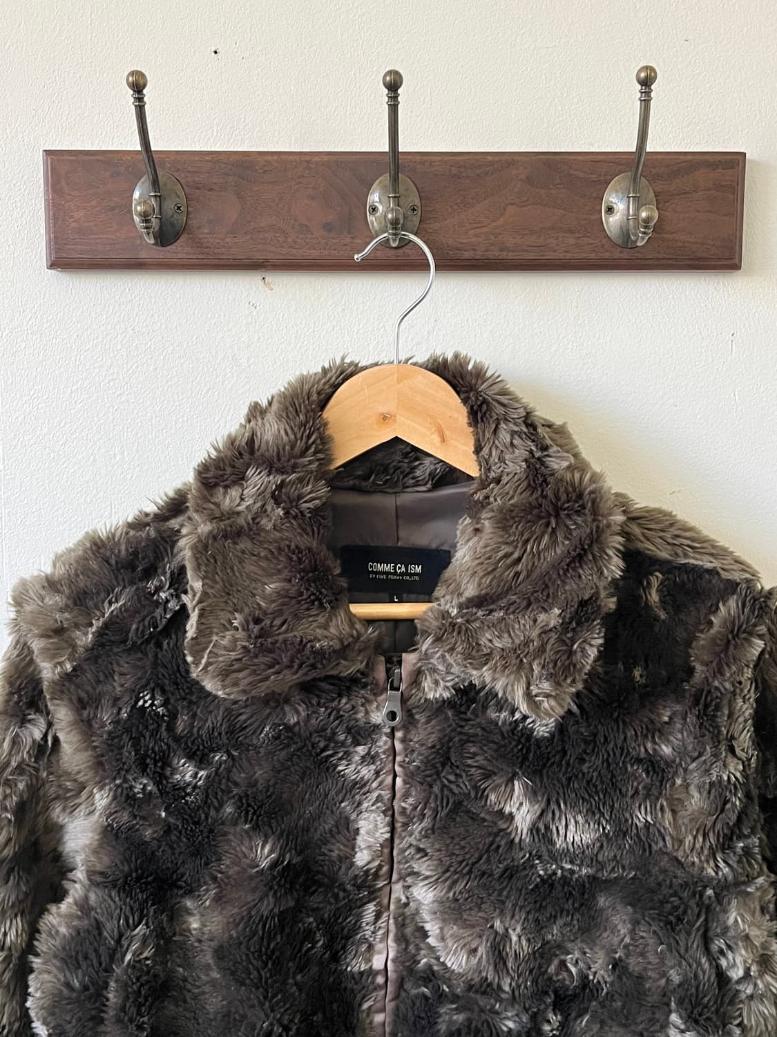 COMME CA ISM 올리브 퍼 자켓 상품이미지2