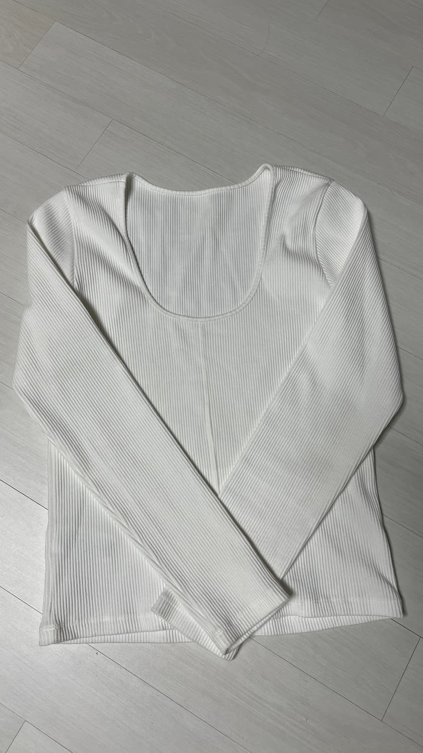 CONIE LONG SLEEVE JERSEY TOP WHITE 상품이미지3