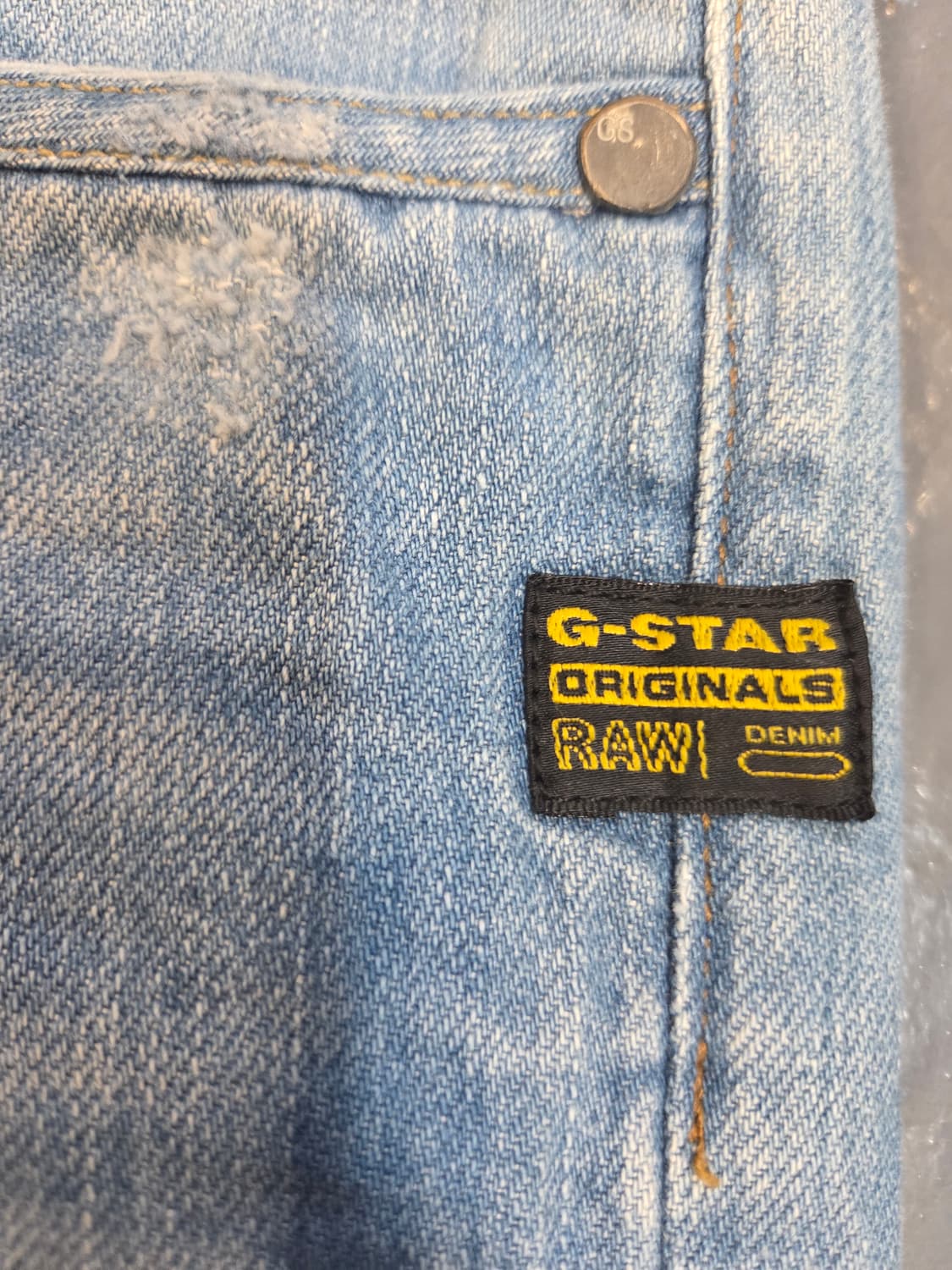 G-STAR RAW 청바지 연청 워싱 데님(W33/L32) 상품이미지5