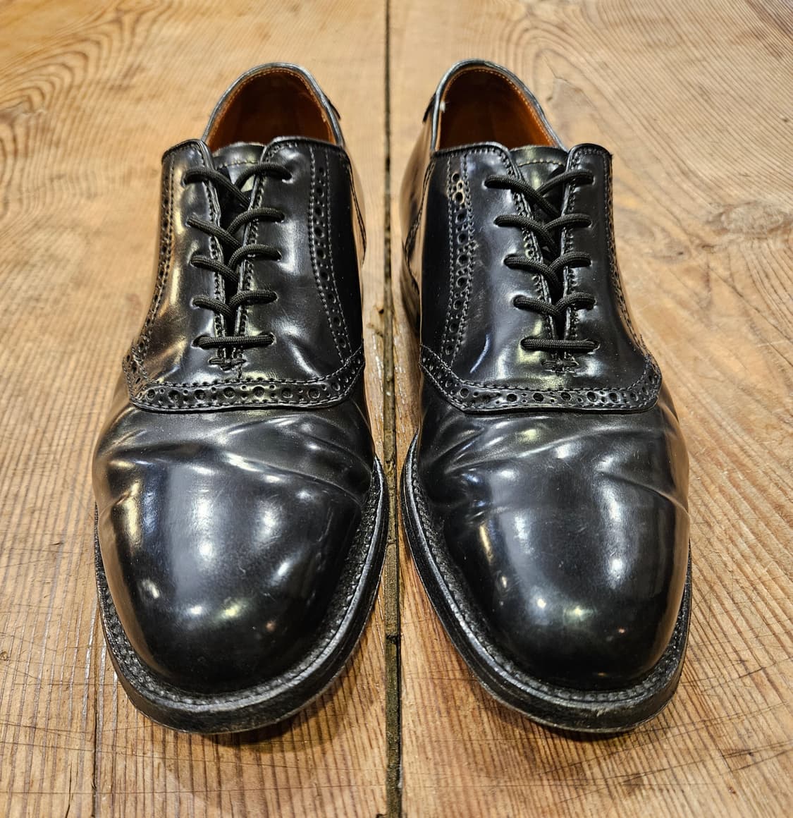 알든 옥스포드블랙 코도반 새들슈즈 상품이미지2