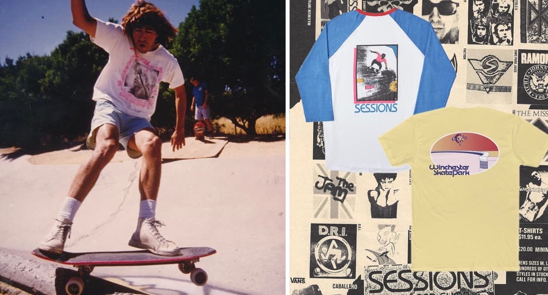 90s USA Sessions Skateboard Half zip 티셔츠 상품이미지10