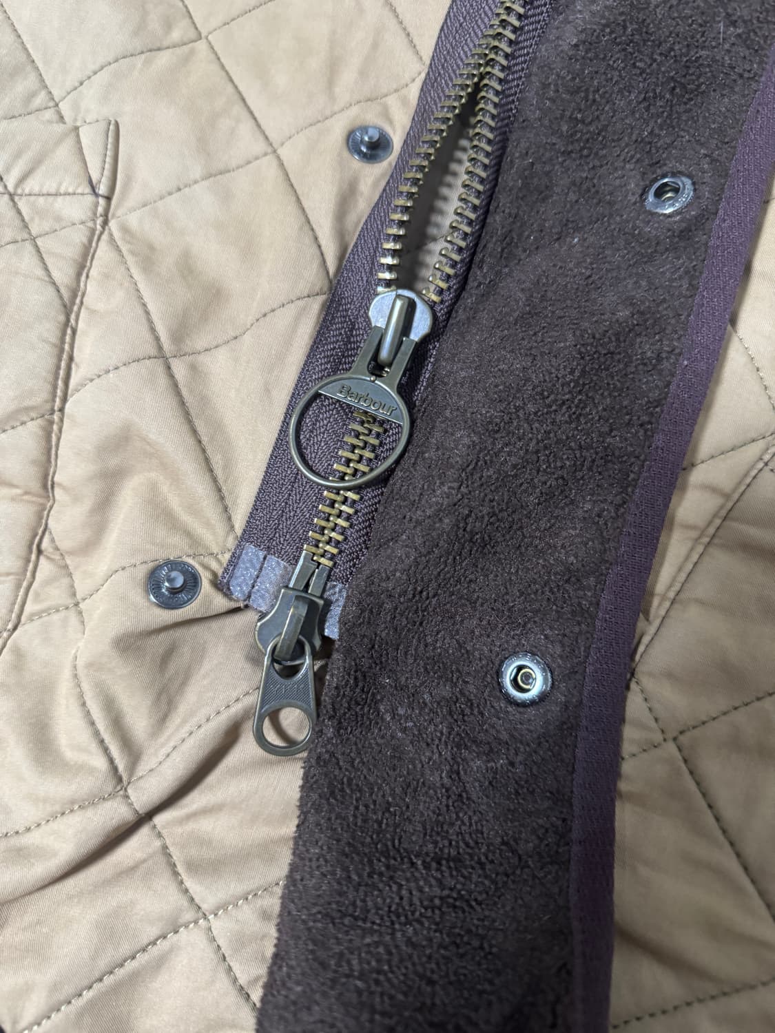 바버 duracotton 퀼팅 플리스 자켓 상품이미지7