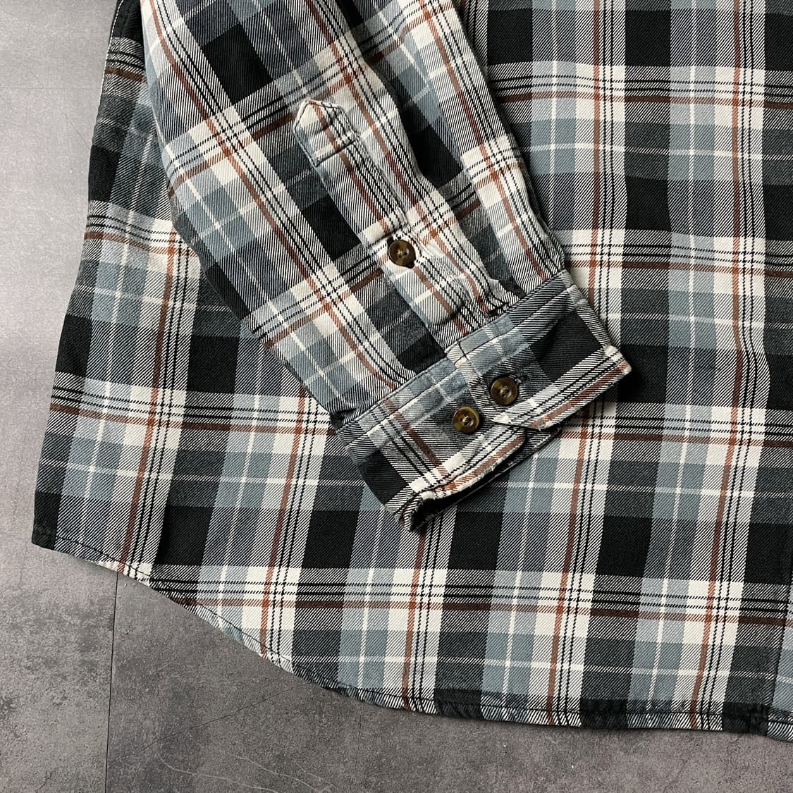 CARHARTT 칼하트 빈티지 체크 코튼 워크셔츠 상품이미지5