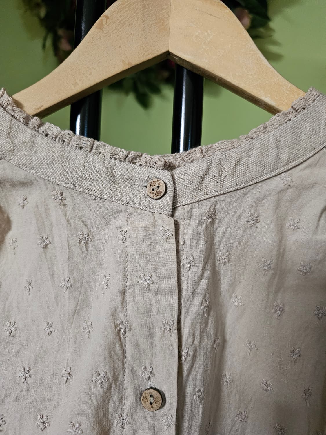 거즈면 블라우스 상품이미지2