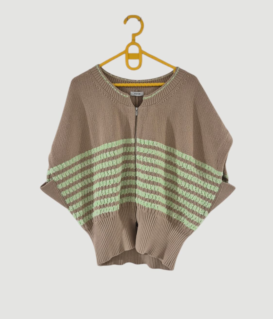 시스템 여자 y2k 니트 집업 상품이미지1