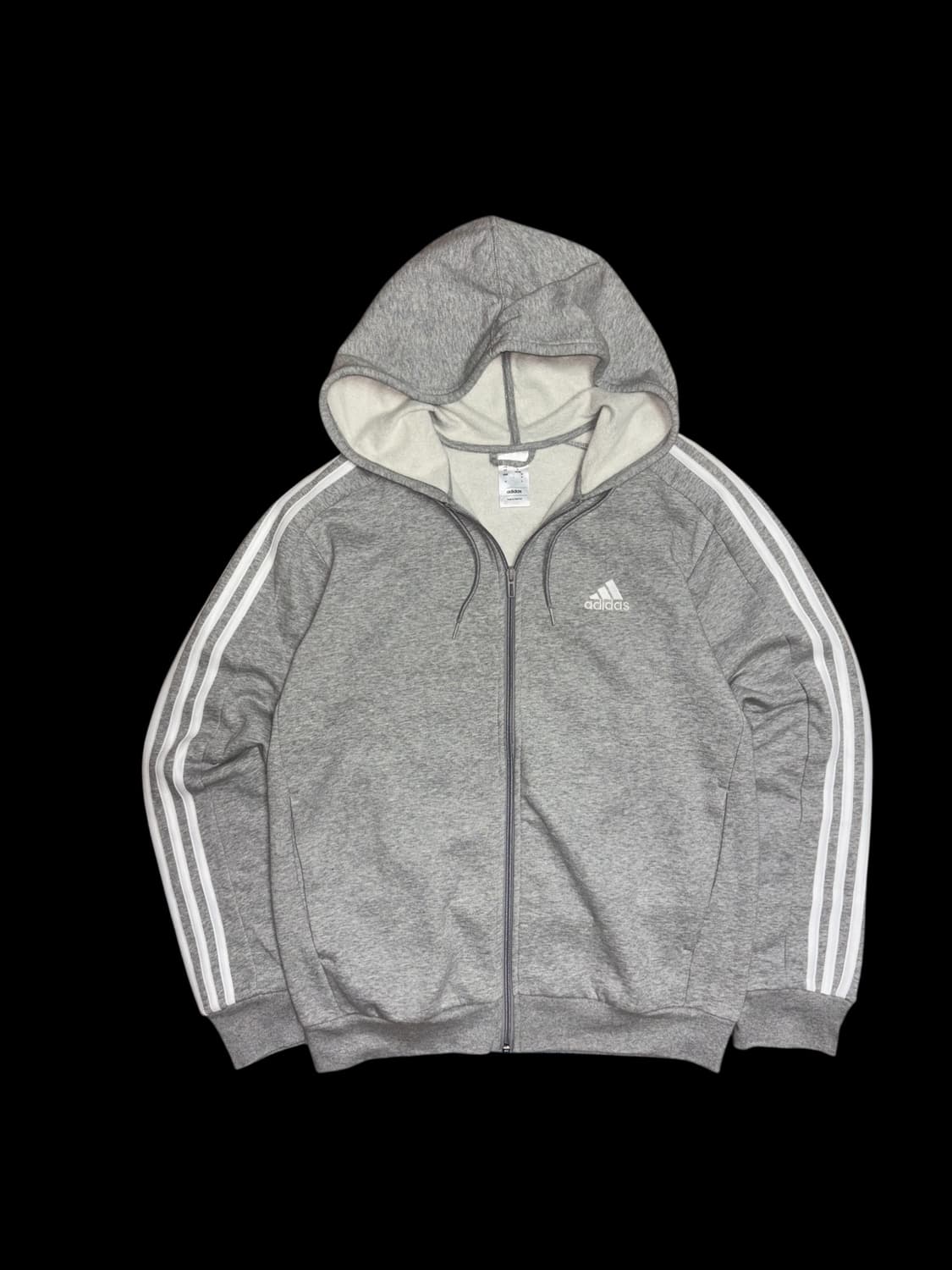 아디다스 그레이 후드 집업 상품이미지3