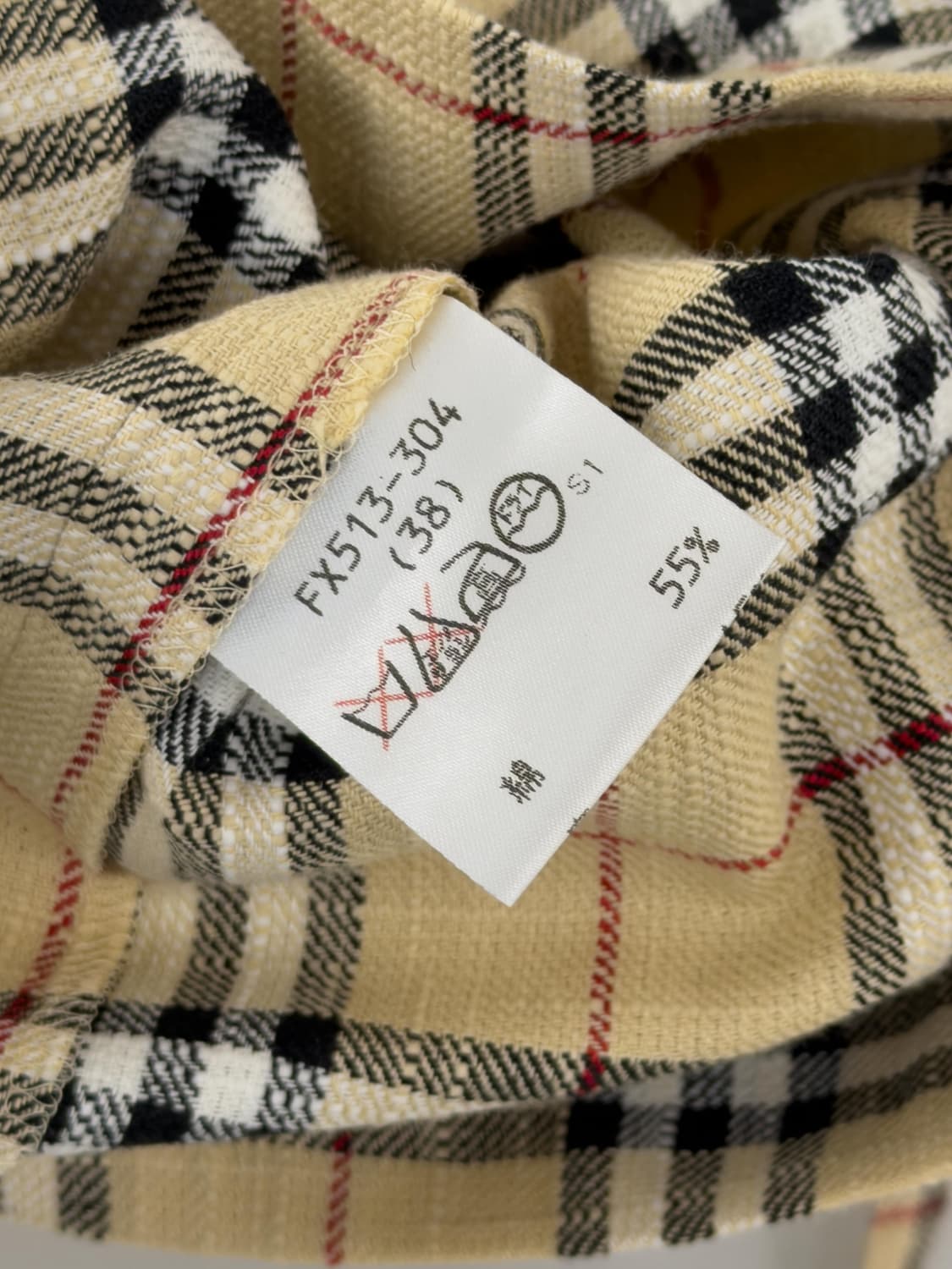 버버리 미니 랩스커트 상품이미지6