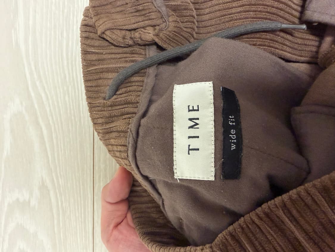 TIME 타임옴므 코듀로이 와이드 팬츠 82사이즈 상품이미지3