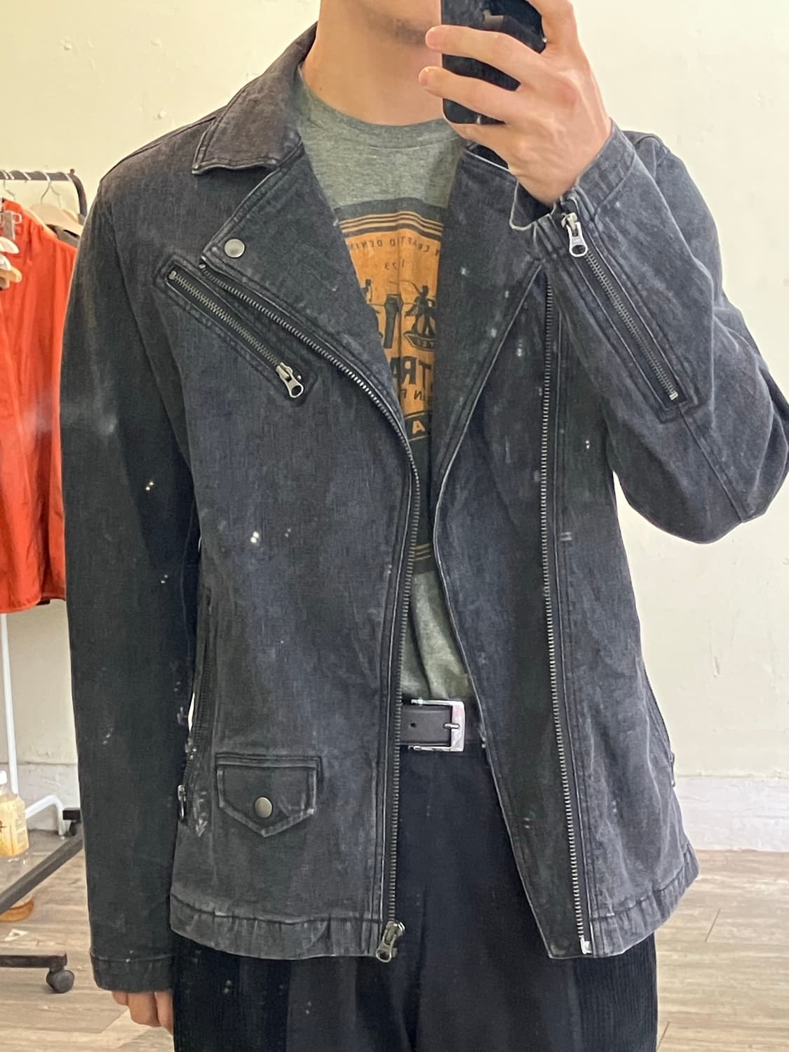 일본 빈티지 청자켓  상품이미지4