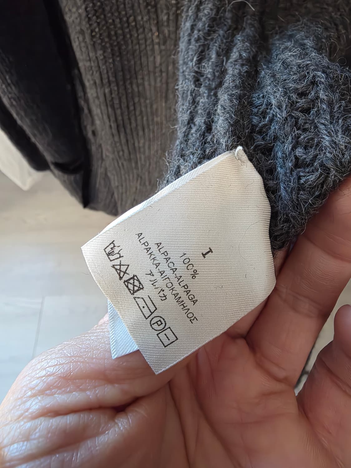 포르테포르테 알파카 니트 가디건 상품이미지7