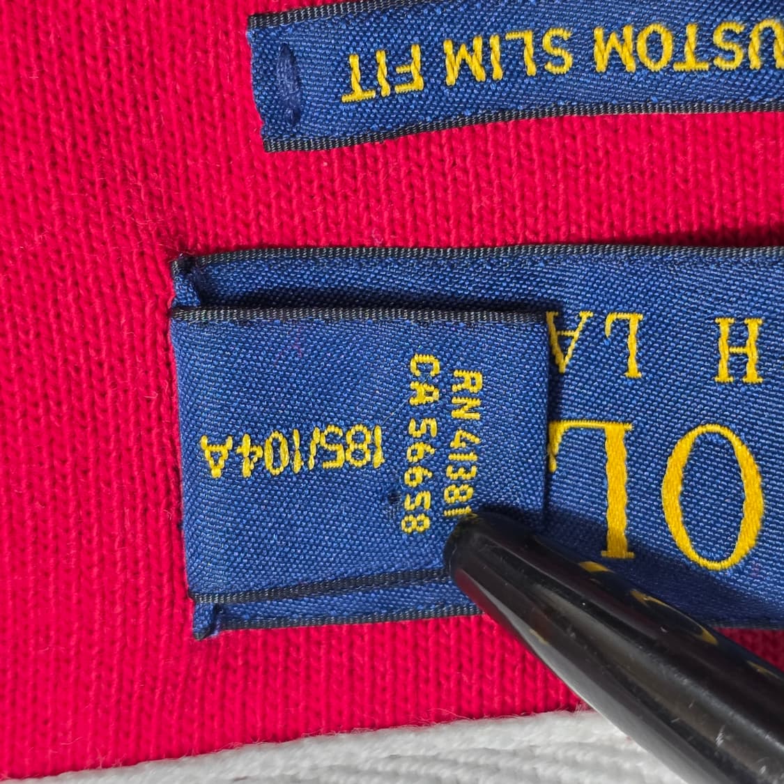 0145 POLO RALPH LAUREN 폴로 랄프로렌 러그비 셔츠 XL 상품이미지6