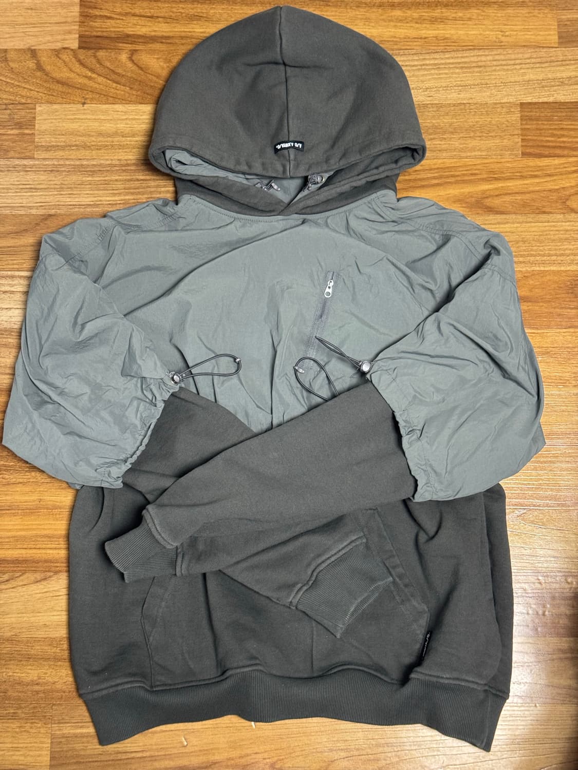 아조바이아조 레이어드 나일론 후드 L 상품이미지2