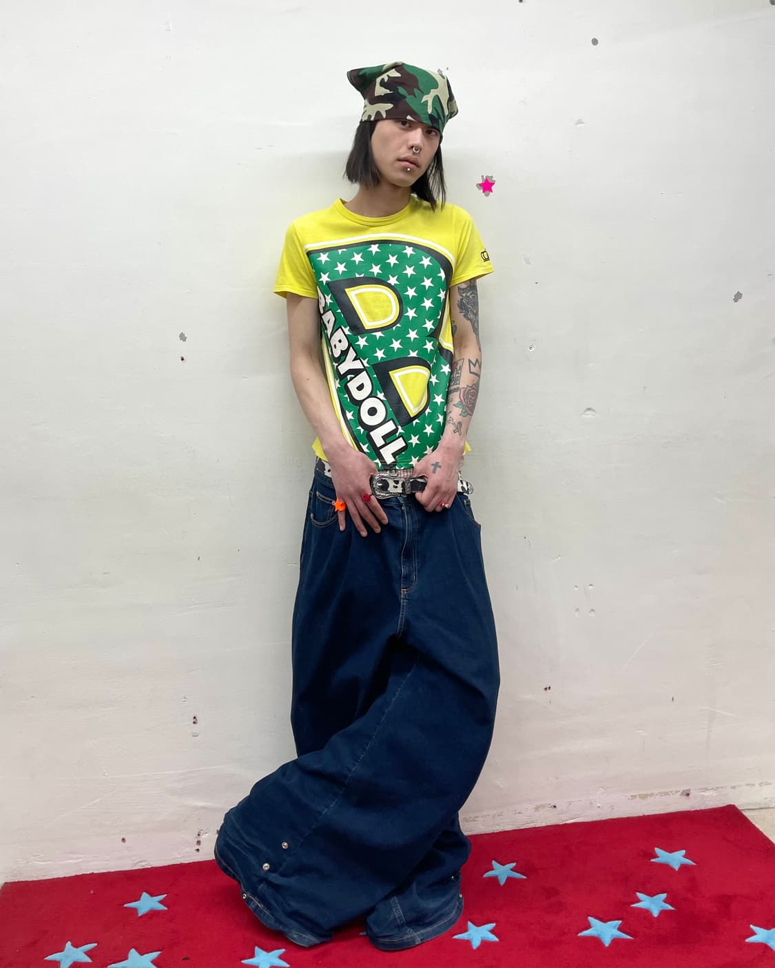 Retro Baby Doll B Star T-shirt  상품이미지5