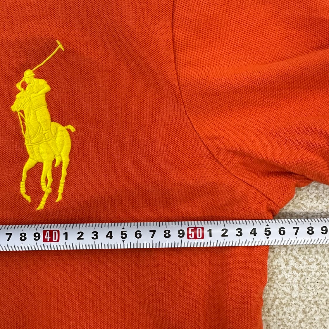 실측확인 폴로랄프로렌 빅포니 배색 반팔 0319D 상품이미지6