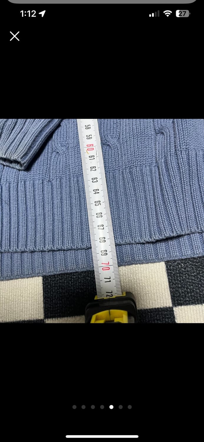 타미힐피거 빈티지 꽈배기 니트 L 판매 상품이미지5