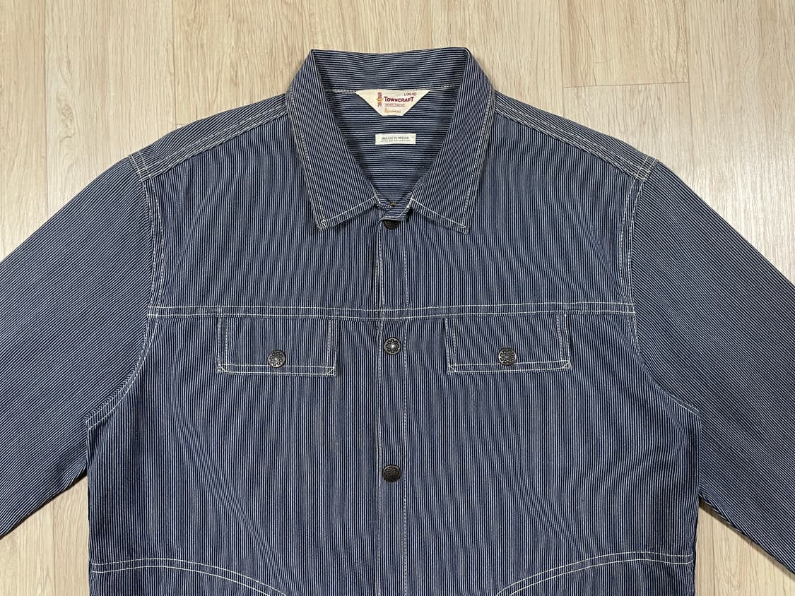 95~100) RRL동일모델 50's 복각 써니스포츠 히코리자켓(일본제) 상품이미지6