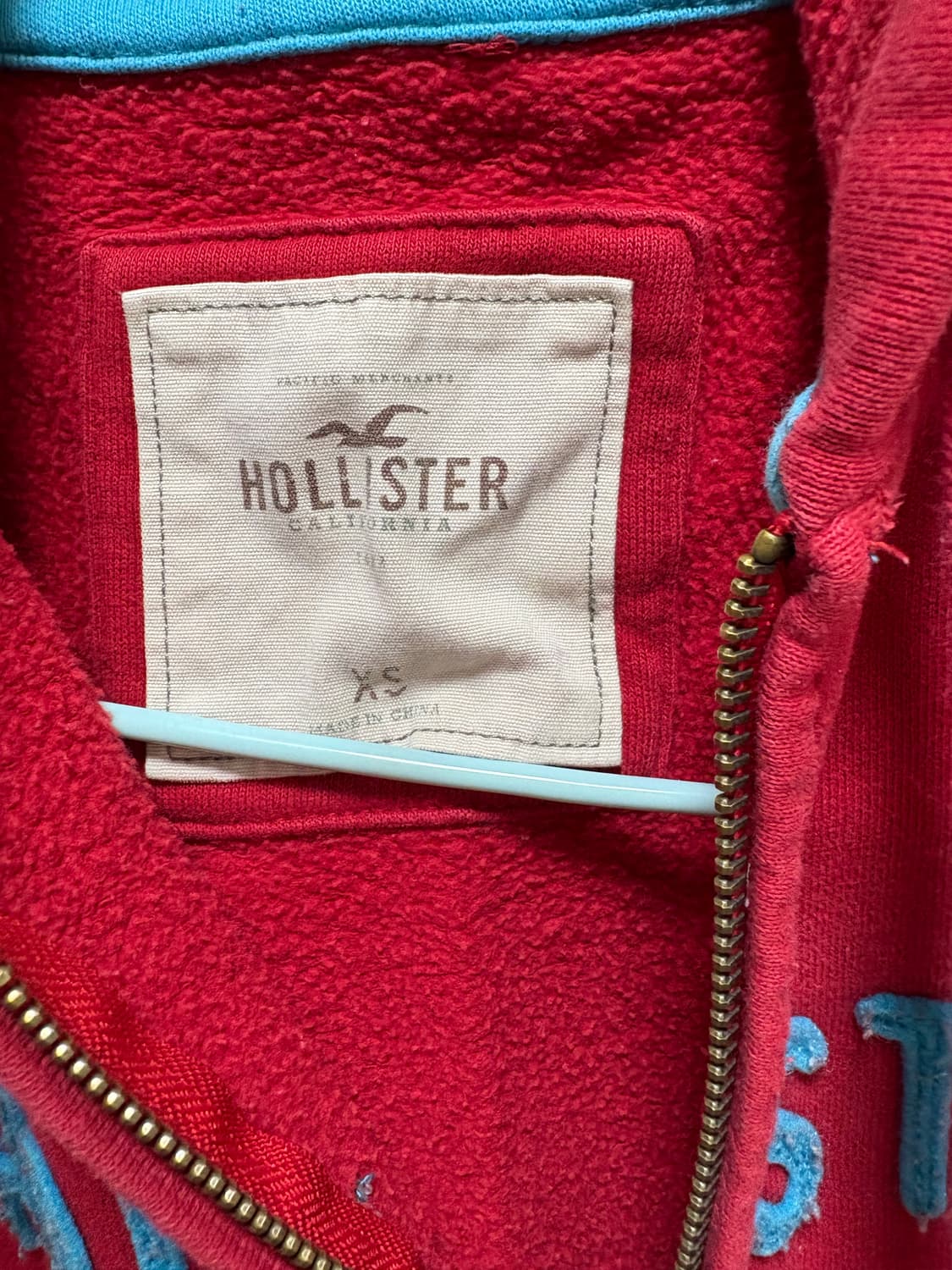 홀리스터 후드집업 xs 상품이미지2