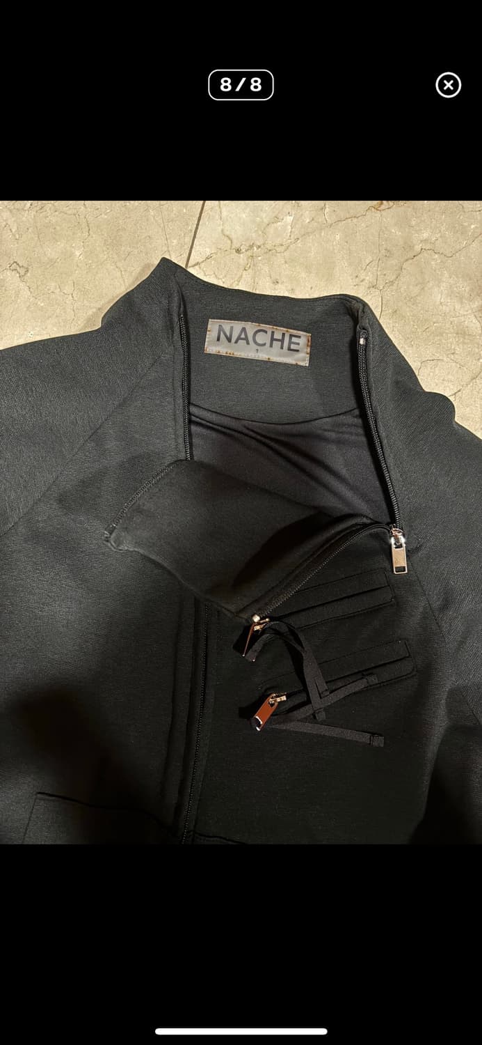 나체 zip detail track jesey black 상품이미지8