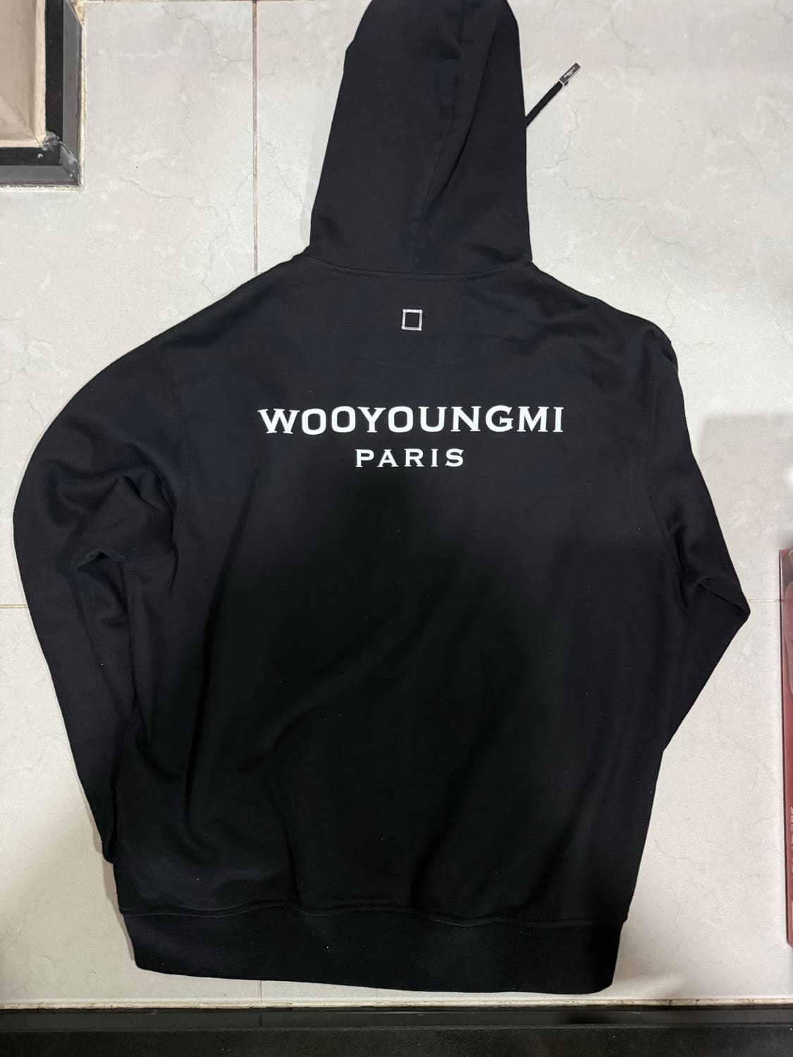 새상품급 24FW 우영미 백로고 후드집업 상품이미지2